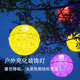 百福星星led藤球灯太阳能球灯彩灯闪灯串灯景观灯树灯亮化装 饰灯