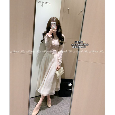 csk丘比特 “春日序曲” 30羊毛修身显瘦早春开衫女毛衣