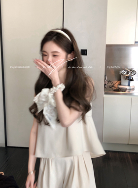 【尾数巨折】csk丘比特Beloved意中人 A摆设计背心高腰短裤set