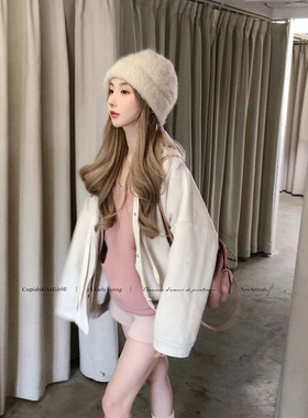 【福利6折清仓】csk丘比特“入春的怀抱” 100羊毛针织卫衣外套