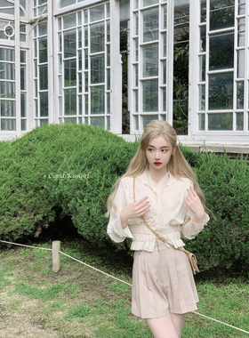 【福利7折清仓】csk丘比特 琴弓 重工生成色vtg独特海军领衬衫女