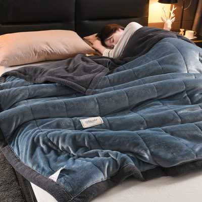 毛毯冬季加厚加绒珊瑚绒毯子小被子法兰绒床单绒毯沙发毯午睡盖毯