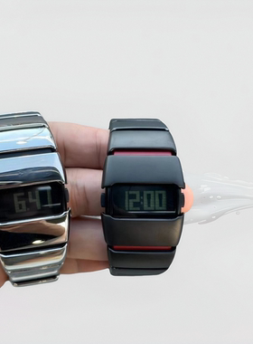 Richtramp原创复古手表千禧年y2k小众合金方形手表小众潮流单品