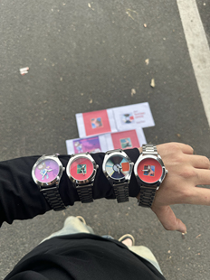 Richtramp原创新款嘻哈说唱音乐专辑周边手表时尚潮流个性设计感