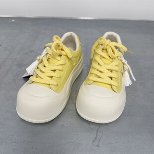 NDU女鞋2026新款厚底小白鞋面包板鞋女运动休闲鞋子