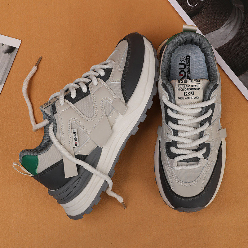 NDU男鞋时尚运动鞋男德训鞋透气潮流百搭复古板鞋新款平底鞋,流行男鞋,德训鞋,淘宝优惠券,粉丝福利购,淘宝优惠卷