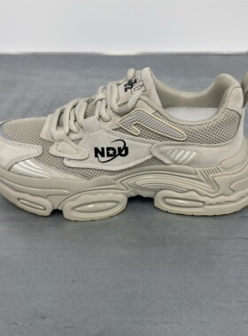 透气网面软底爆款厚底老爹鞋男2025新款秋冬轻便休闲运动男鞋