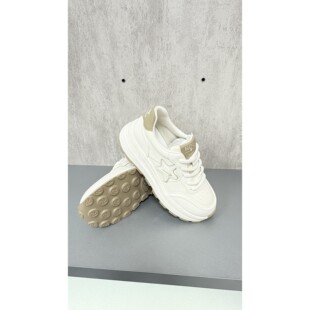 女鞋2025春新款时尚厚底系带运动休闲鞋防滑跑步鞋