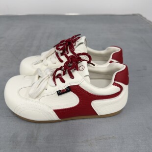 NDU德训鞋女2026新款女士休闲鞋春复古板鞋女潮流百搭鞋子