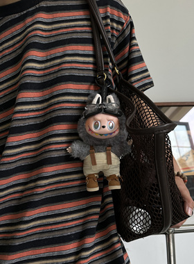 SPACEITA 17cm拉布布飞行员娃衣帅气背带裤着替