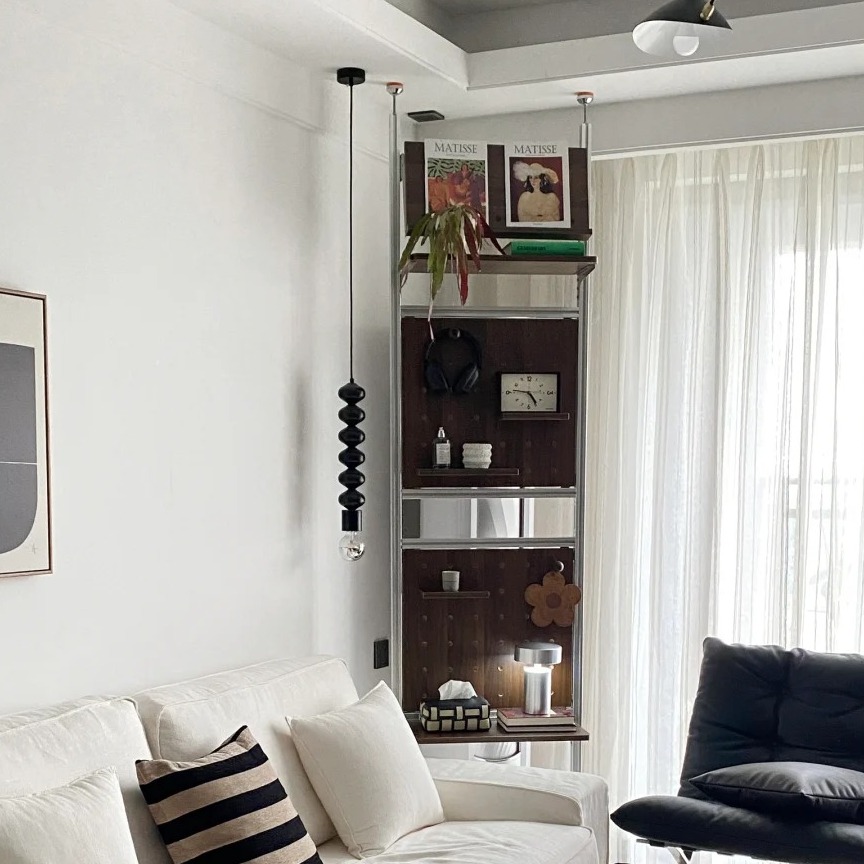 顶天立地洞洞板置物架