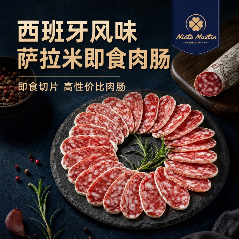【4根西班牙式萨拉米】西班牙式香肠/腊肠/烤肠