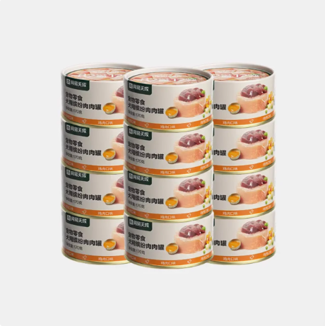 网易严选犬用缤纷肉肉罐鸡肉口味170克*12罐,宠物/宠物食品及用品,狗零食罐,淘宝优惠券,粉丝福利购,淘宝优惠卷