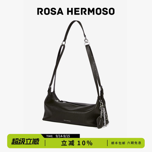 万茜同款ROSA HERMOSO/珞赫DADA植鞣斜挎hobo包通勤简约头层牛皮