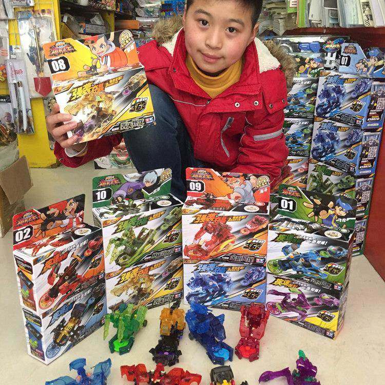 爆裂飞车3玩具套装正版4代男孩暴烈爆烈变形2猎天魄御星神1男孩