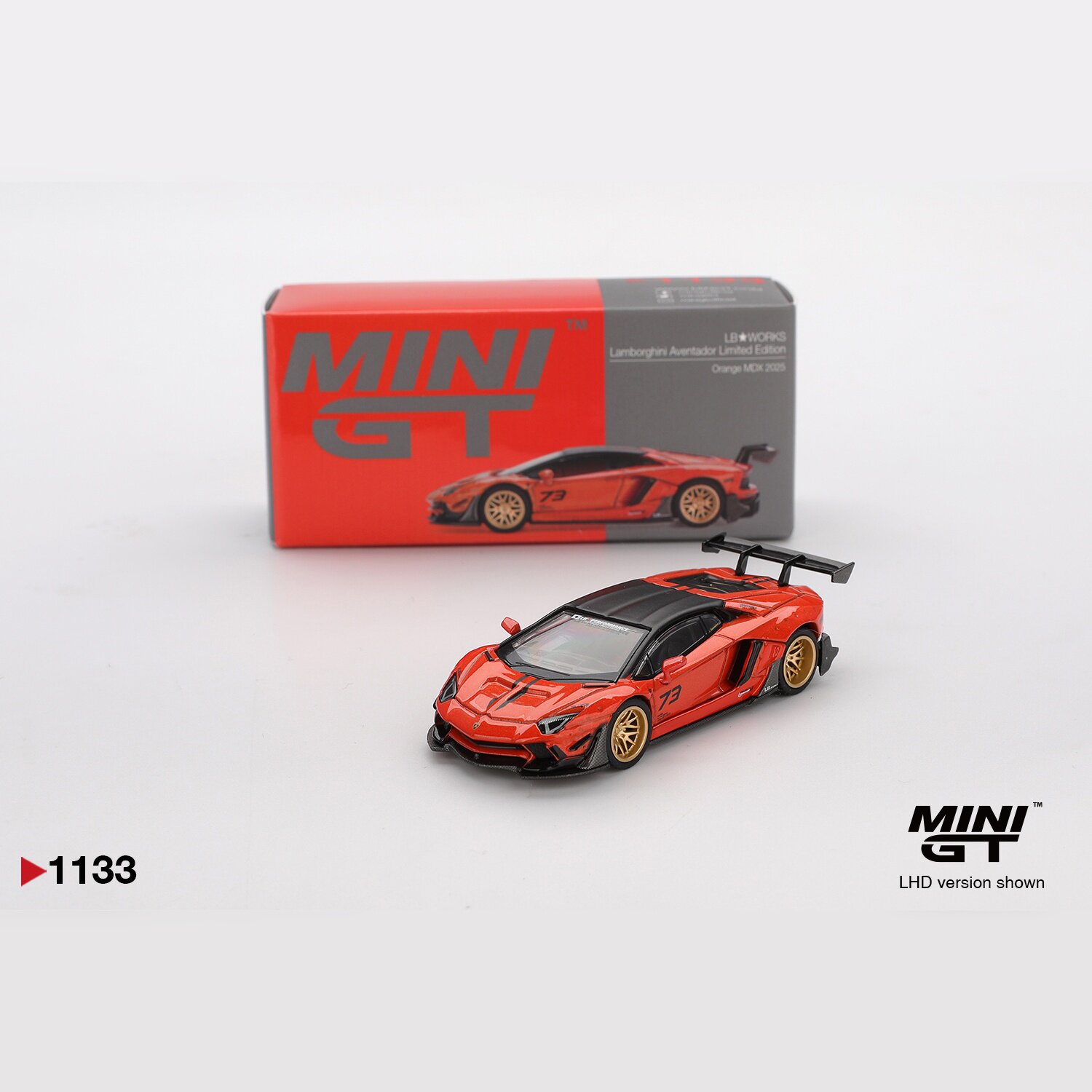 MGT1133兰博基尼大牛橙64合金车