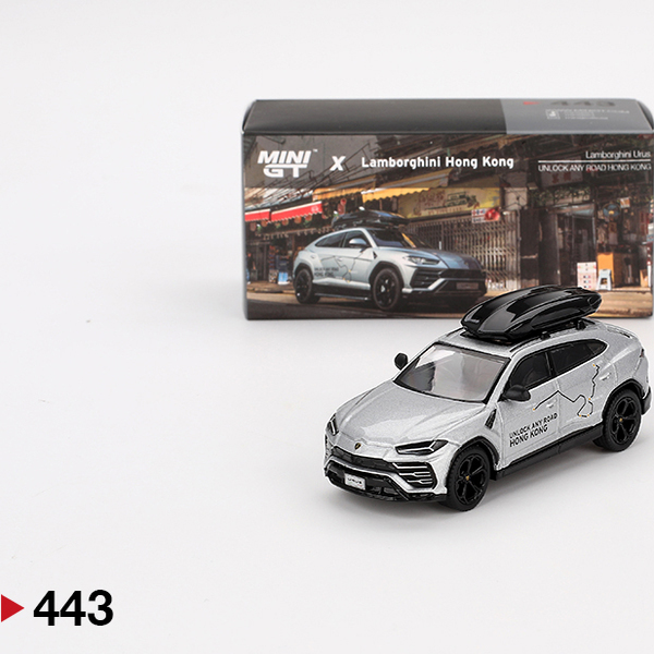 MINIGT443兰博基尼Urus银64合金