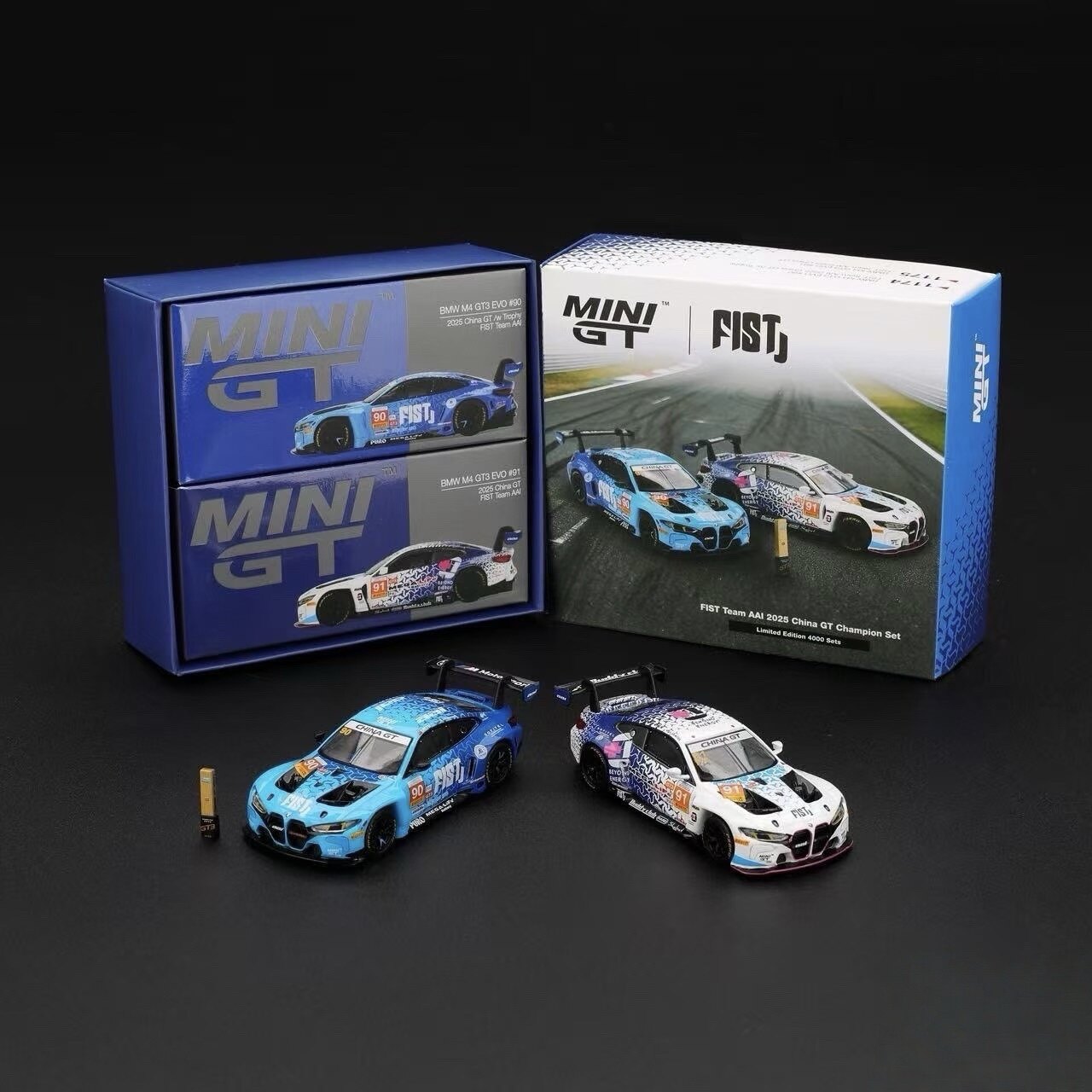 MINIGT宝马双车套FIST64合金车模