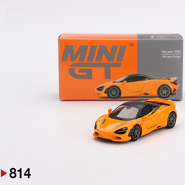 MINIGT814迈凯伦750S橙64合金车