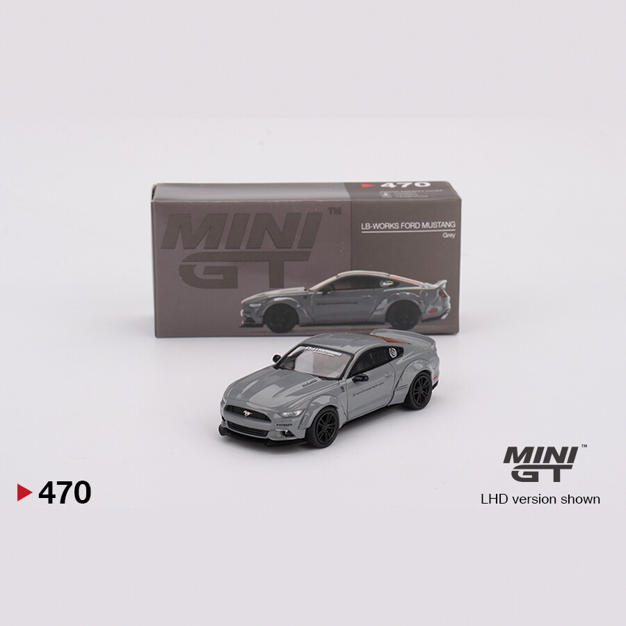 MINIGT470福特野马LB灰64合金车