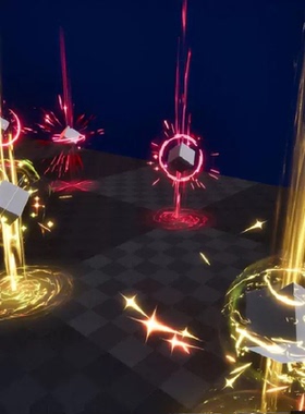 UE5风格化战利品掉落流光特效Loot Drops VFX