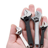 活扳手活动扳手2.5寸小活口扳手工具4寸开口活络扳手4寸防锈