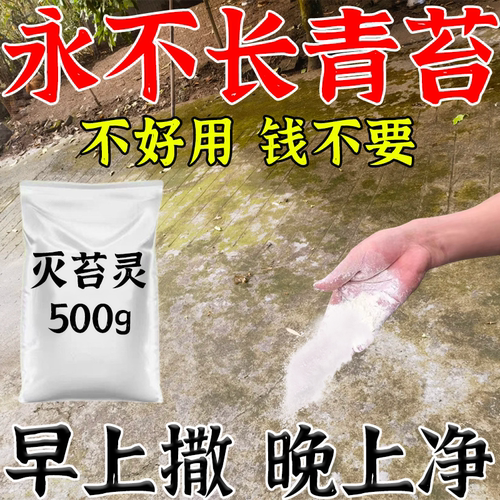 青苔清除剂青苔清除剂水泥地强力清除蓝绿藻地面墙面老院子除青苔