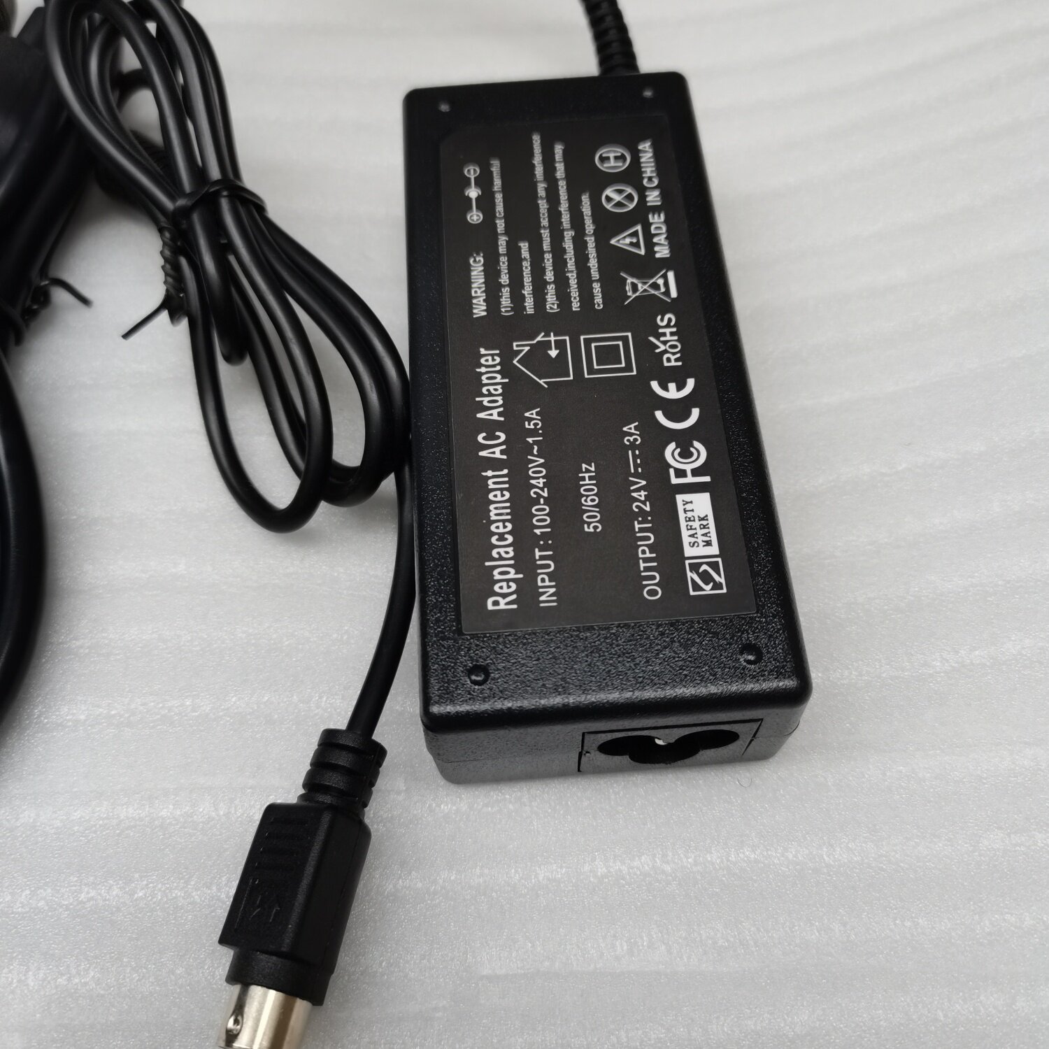 海德 HDAD36W101 24V 1.5A 36W 打印机电源 三针插头
