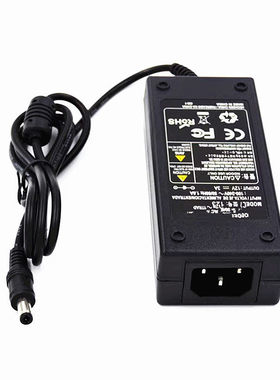 异能者显示器D2221H D2421H电源适配器12V2.5A 3A 4A充电器电源线