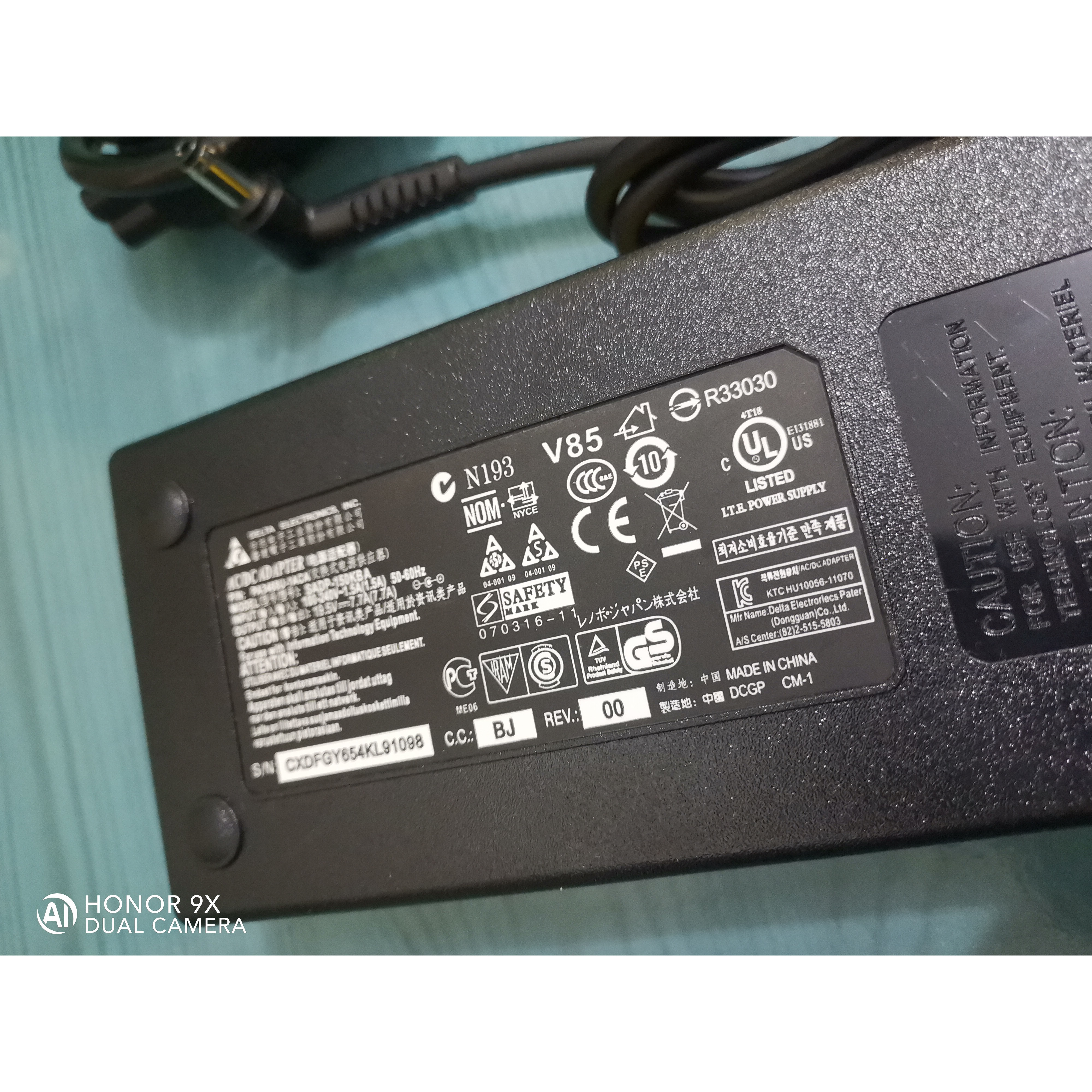 群光Chicony A12-120P1A笔记本电脑充电源适配器线19.5V6.15A