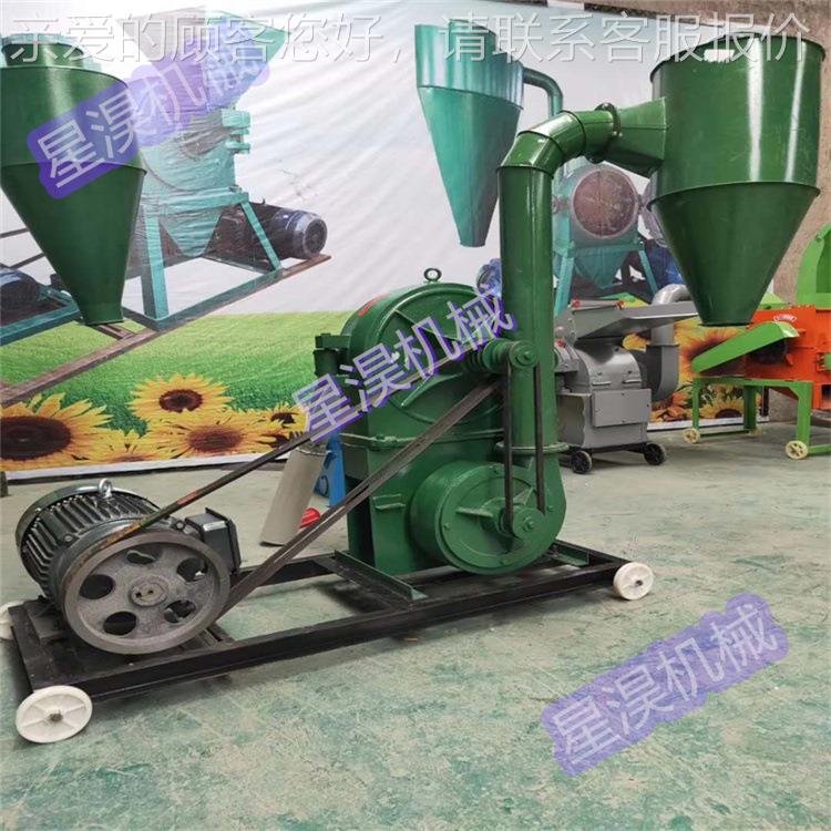 自动上料粉料机打粉机HYF破碎碎机一风吹圆盘齿盘磨玉米饲粉式碎