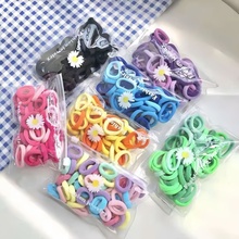 皮筋女童头绳发圈小女孩扎头发不伤发橡皮筋儿童大肠发圈毛巾圈