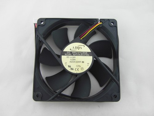 原装ADDA变频器散热风扇AD1224UB-A72GL 24V 12025轴流风机