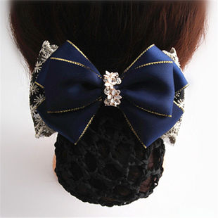 护士发网职业发饰头花发夹头饰发兜酒店移动护士空姐工作网兜盘发