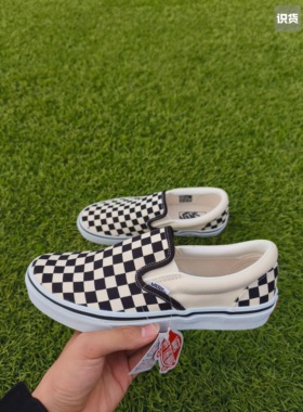 VANS Vans/范斯Classic Slip-On棋盘格休闲466091-0001  拍大一码