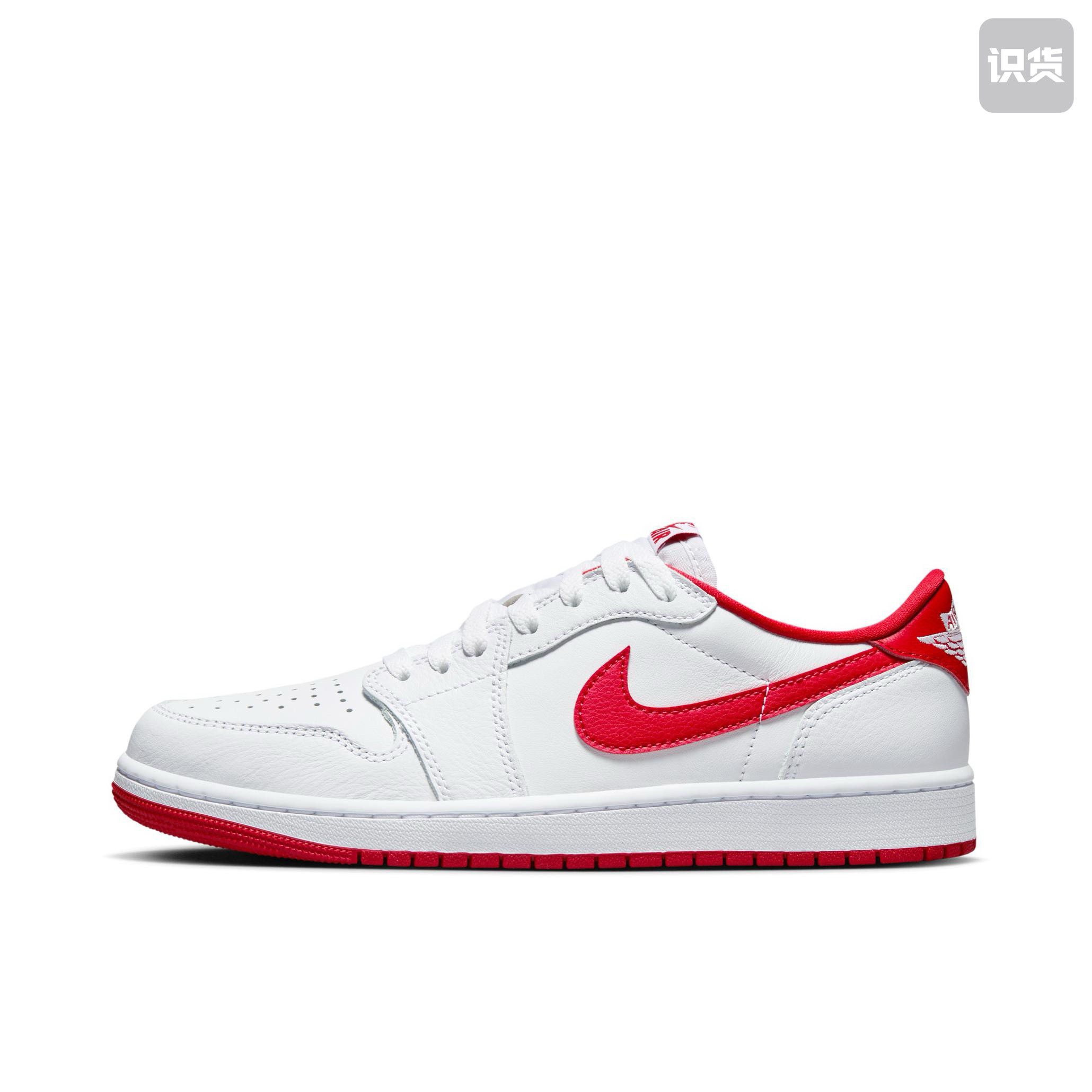 Air Jordan 1 Low AJ1白红低帮复古篮球鞋CZ0790-161  XG仓