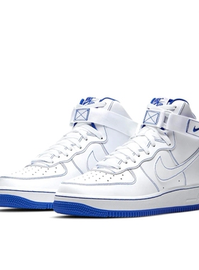 JORDAN Air Force 1高帮女子耐磨运动板鞋cv1753-101 广东dc