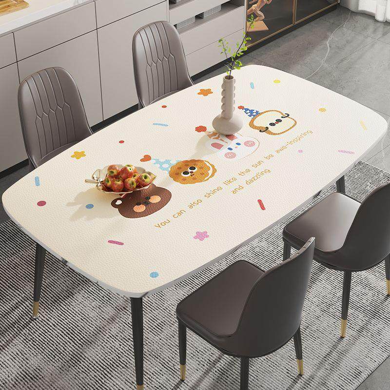 马肚型桌垫防水防油免洗防烫皮革异形餐桌布四边弧形茶几台布定制,居家布艺,桌布,淘宝优惠券,粉丝福利购,淘宝优惠卷