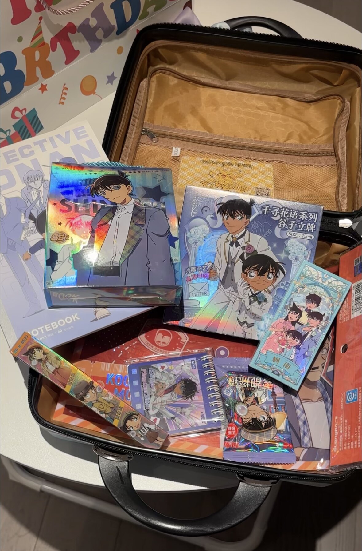 名侦探柯南儿童节礼品生日伴手礼小学生礼品主题生日礼品