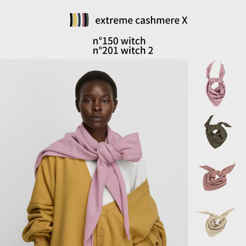 Extreme Cashmere N°201 witch2 N°150 witch多色羊绒大三角巾