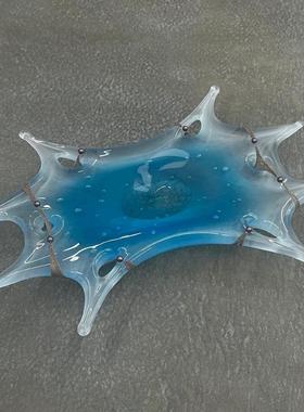 CASTING无隅｜RUIbuilt 织物串珠拼接玻璃盘软装饰品礼物