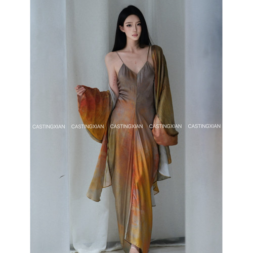 CASTING｜YANGKEHAN 26SS 金乌逐日蝶袖短袍