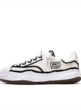 折扣MIHARA YASUHIRO/三原康裕 Blakey OG Sole 帆布白色低帮板鞋