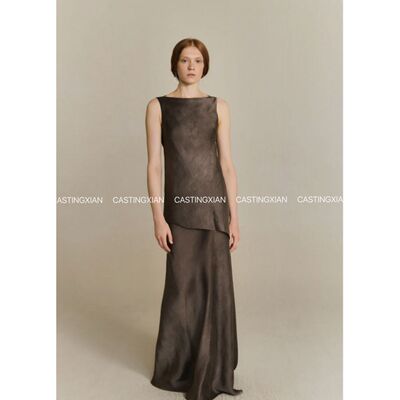 CASTING无隅｜CORTANA 26早春 无袖双层背心连衣裙长裙