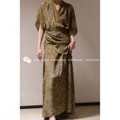 CASTING无隅｜CORTANA 印花围裹系带连衣裙 DRESS 25春夏 LIL