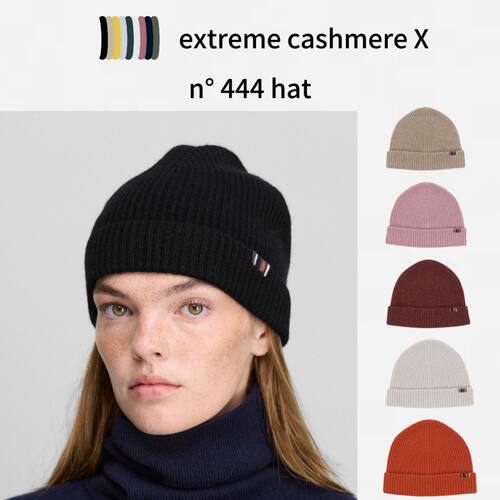 Extreme Cashmere N°444 Hat 多色羊绒翻边线标多色冷帽秋冬搭配