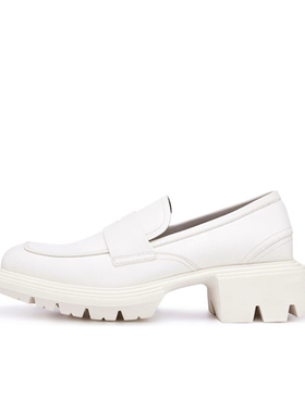 UNTITLAB时尚复古JK乐福 厚底鞋 男女同款 乳白色