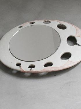 CASTING无隅｜RUIbuilt 织物串珠拼接莲叶陶瓷镜礼物