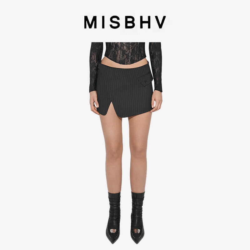 MISBHVOFFICE PINSTRIPE MINI 半裙新品24秋