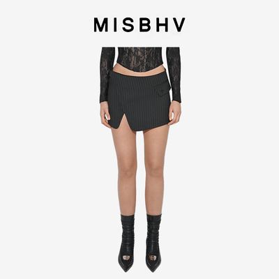 MISBHVOFFICE PINSTRIPE MINI 半裙新品24秋